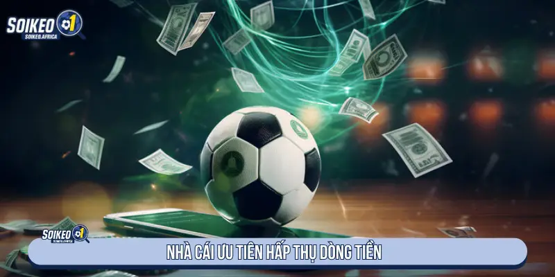 Nhà cái ưu tiên hấp thụ dòng tiền