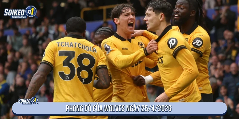 Phong độ của Wolves ngày 25/4/2026