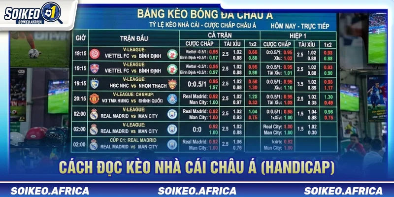 Cách đọc kèo nhà cái châu Á