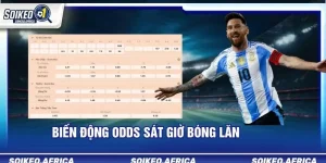 biến động odds sát giờ bóng lăn