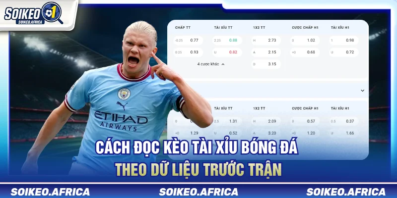 Cách Đọc Kèo Tài Xỉu Bóng Đá Theo Dữ Liệu Trước Trận Các đọc kèo tài xỉu bóng đá
