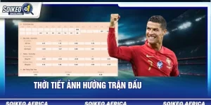 thời tiết ảnh hưởng trận đấu